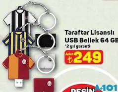 GOSMART TARAFTAR LİSANSLI USB BELLEK 64 GB indirimli fiyat GOSMART TARAFTAR LİSANSLI USB BELLEK 64 GB fiyat ve kampanya bilgisi